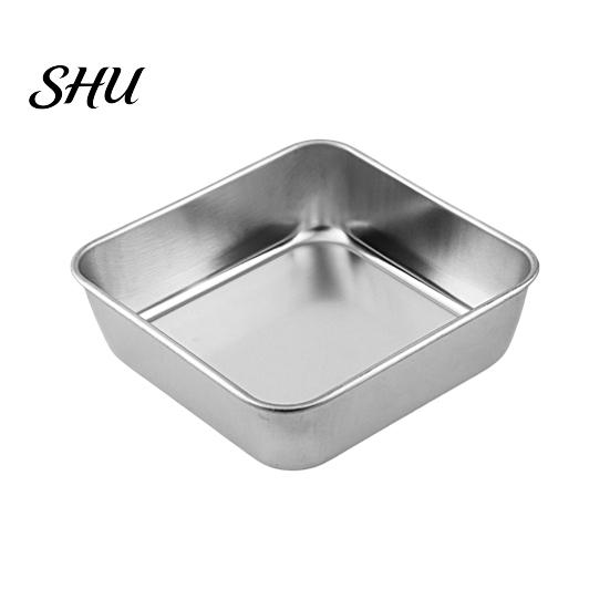 Roasting Pans Anti-deformed Baking Pan Unbreakable Stainless Steel Smooth Cookie Sheet Edges Square Food Plate Household Supplies