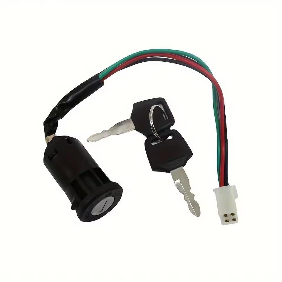 Motorcycle Ignition Switch + Keys Scooter Accessories Fit For Quad Dirt Bike For ATV On/Off Plastic Universal Replacement Parts