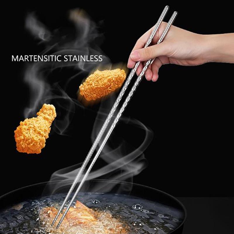 Noodle Easy to Use Dishwasher Safe Chopsticks Cooking 1 Pair Japanese Wooden Chopsticks E Chinese Gift for Frying Reusable Alloy Non-Slip Lightweight Sushi Chop Sticks Chopsticks Set