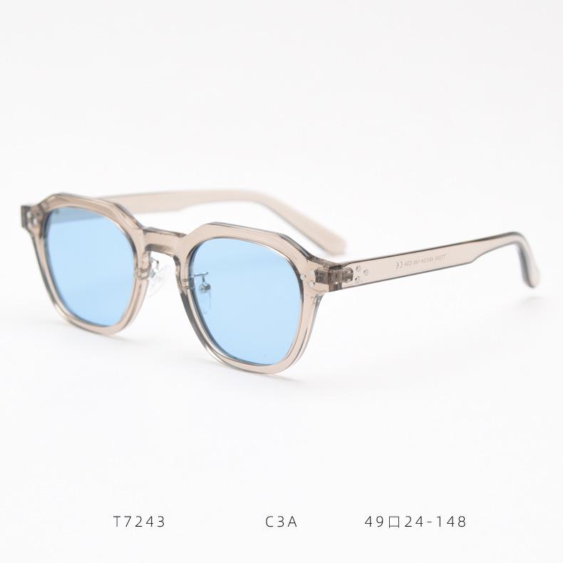 Trendy Women's Retro Round Frame Anti-UV Sunglasses