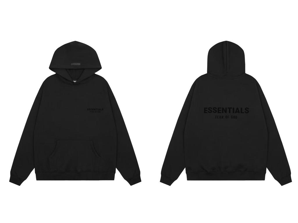 FOG ESSENTIALS Fleece Hoodie Set: High Street Trendy Brand with Original Packaging Bag.