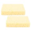 3pcs With Storage Case Watercolor Sponge Rectangle Shape Artist Sponge  For Art Supplies