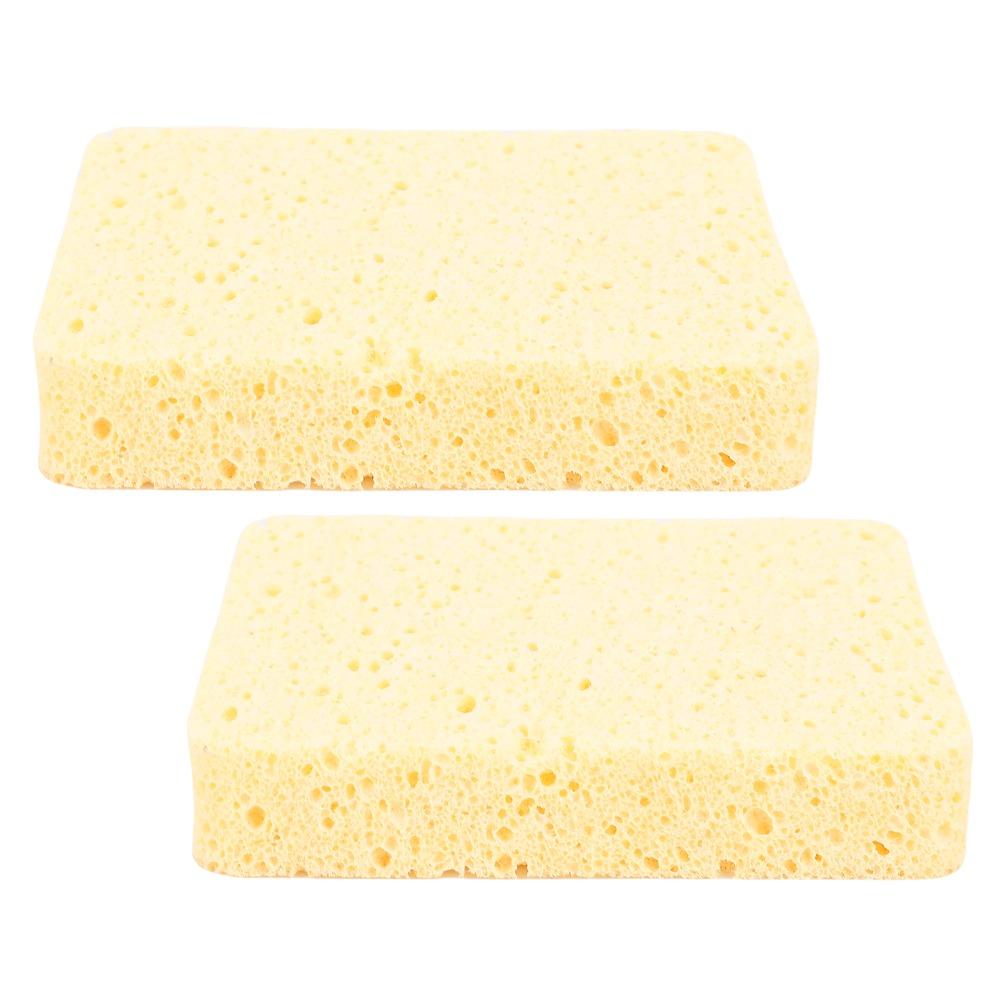 3pcs With Storage Case Watercolor Sponge Rectangle Shape Artist Sponge  For Art Supplies