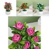 Faux Rose Flower Pot Artificial Plant For Wedding Decor And Photography Backgrounds
