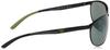 Emporio Armani EA2124 Green Petrol Mirror Size 64 Sunglasses, Black/Light Lens,