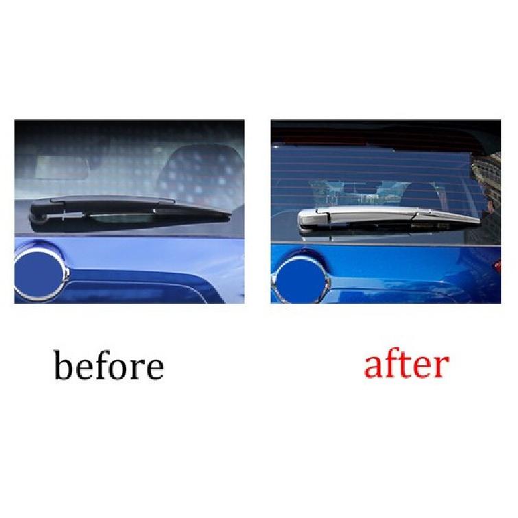 For Nissan X-TRAIL Rogue 2014-2020 ABS Chrome Rear Window Rain Wiper Cover Trim