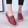 TIMETANG Herbst Damenschuhe flach Damenschuhe Plateau-Sneaker Mokassins Schuhe Damen Creepers ohne Schnürung Echtschuh Damenschuhe