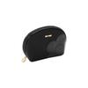 Shrink Daisy Patch Round Pouch L H13 X W18 X D6cm Black