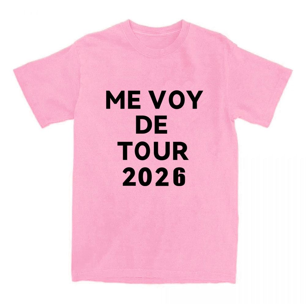 Rosalía Rosalia IK GA OP TOUR 2026 T-shirt Korte Mouw Katoenen T-shirts O-hals Losse Casual Dames Heren T-shirt Streetwear