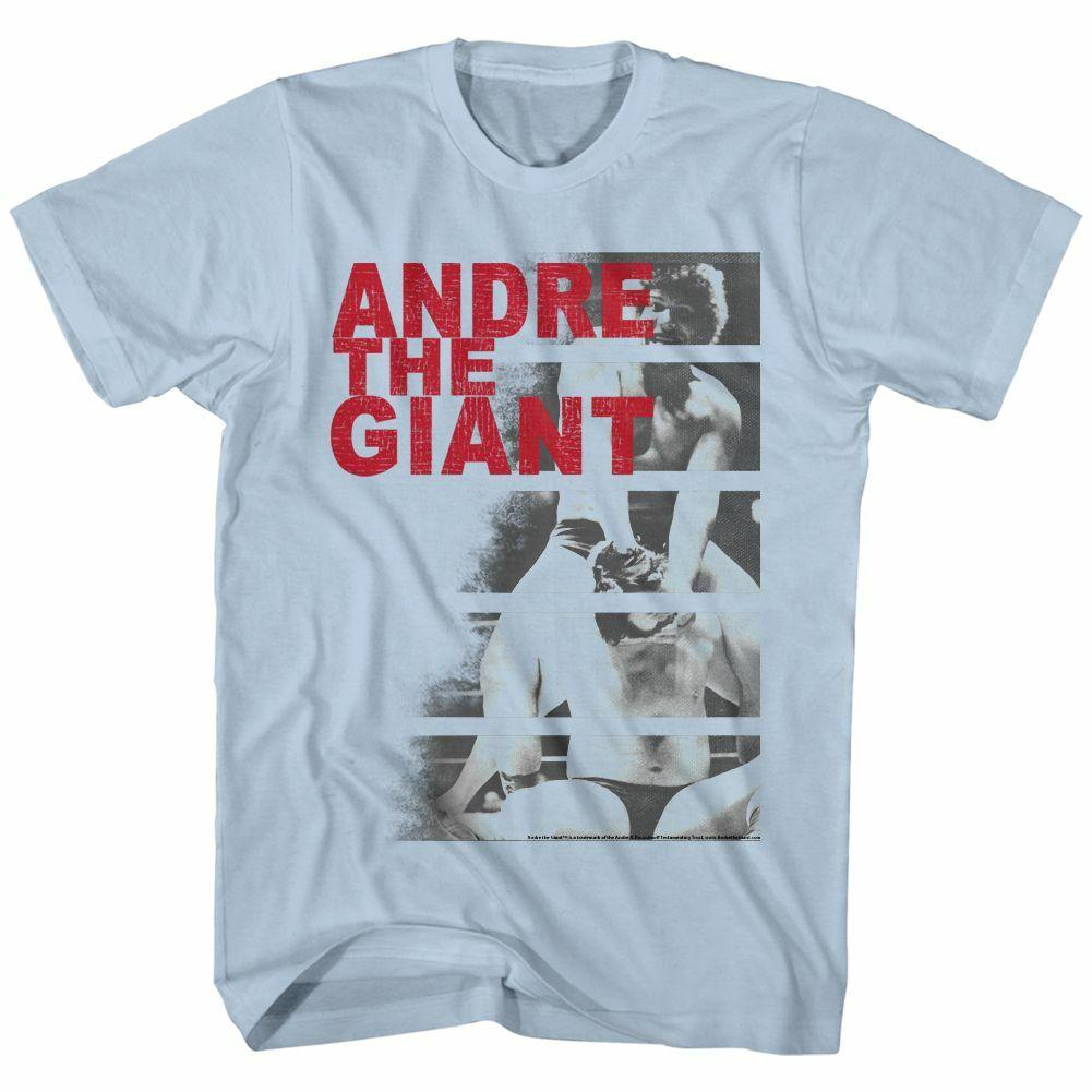 Andre The Giant Andre Bars Light Blue T-Shirt S