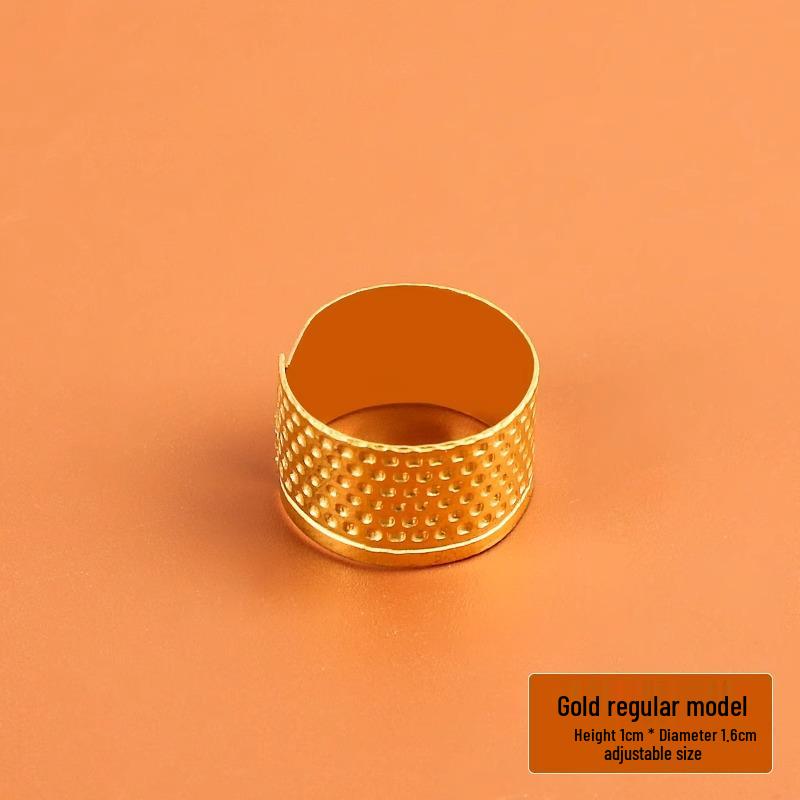 Медный наперсток для защиты пальцев при вышивке крестом и ремонте одежды