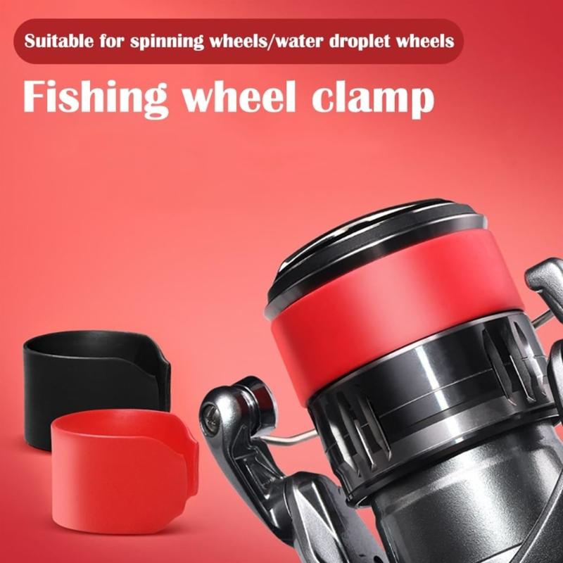 Angelzubehör Angelrollen Schnurspulenklemmen Schnallen Angelrollen Schnurstopper Halter für Baitcasting-Rollen