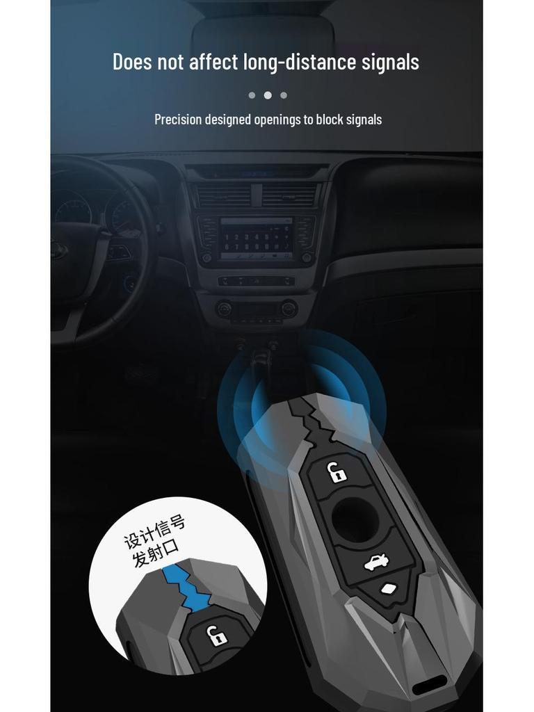 BMW Key Case Cover: Compatible with 5 Series, 3 Series, X3, X1, LCD X5, Blade 530, 7 Series, 1 Series, 525, and X2.