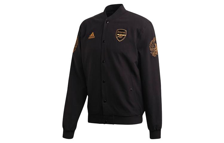 Adidas Arsenal Jackets Men s Black Baseball Collar Moderate Other FQ6624 XS