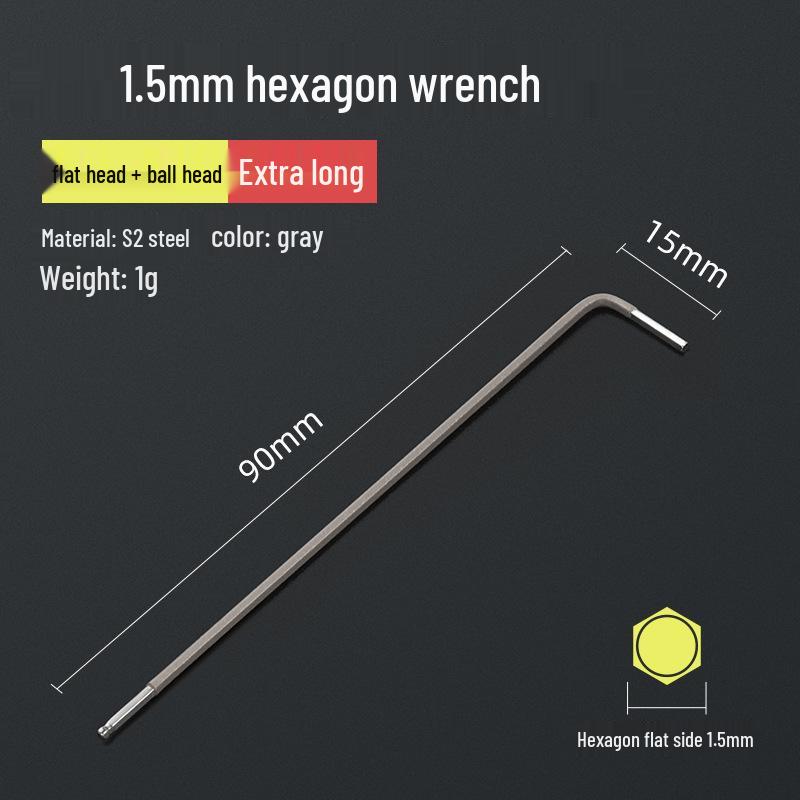 Bangyuan Industriequalität Farbiger Sechskantschlüsselsatz (1.5-10MM)