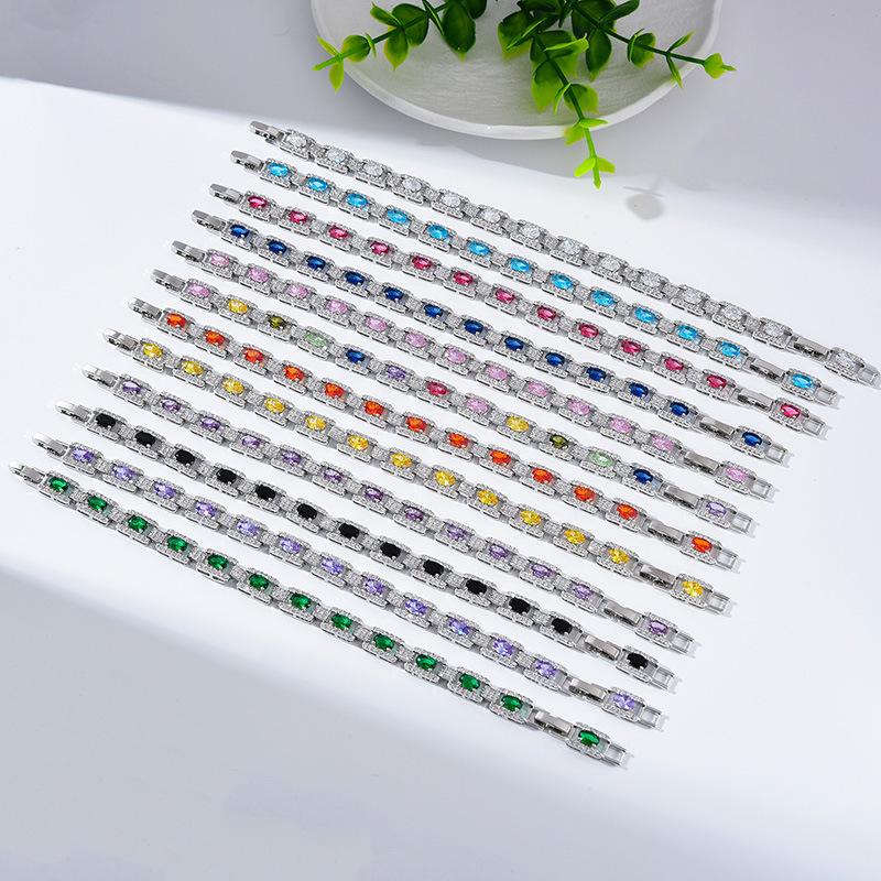 Jewelry High-End Zircon Bracelet Women'S Design Light Luxury Full Of Diamonds Personalized Bracelet Trend Jewelry