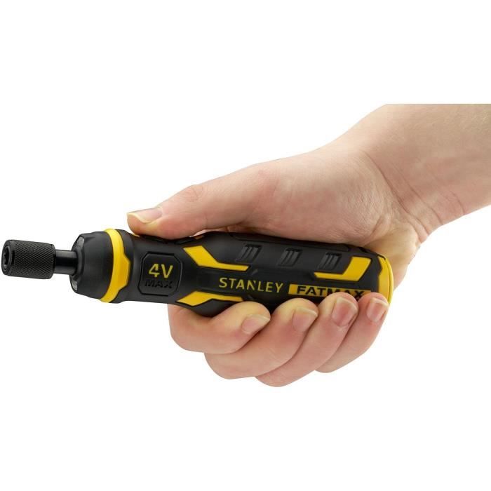 STANLEY FATMAX FMTH66719-0 Akku-Schrauber - Zweikomponenten-Griff - LED zur Beleuchtung der Arbeitsfläche