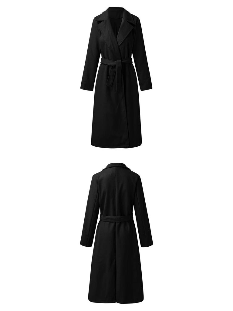 Women's Long-Sleeve Trench Coat