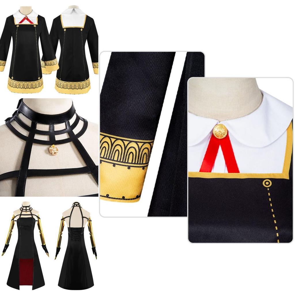 Spy×family Cosplay Costume Set For Anime Fans Of Yor Forger Anya