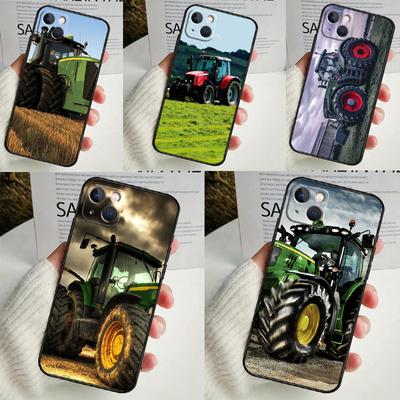 כיסוי טרקטור חקלאי Case לאייפון 14 16 15 פרו מקס 11 12 13 מיני 7 8 פלוס X XR XS מקס כיסוי רך מגן זעזועים