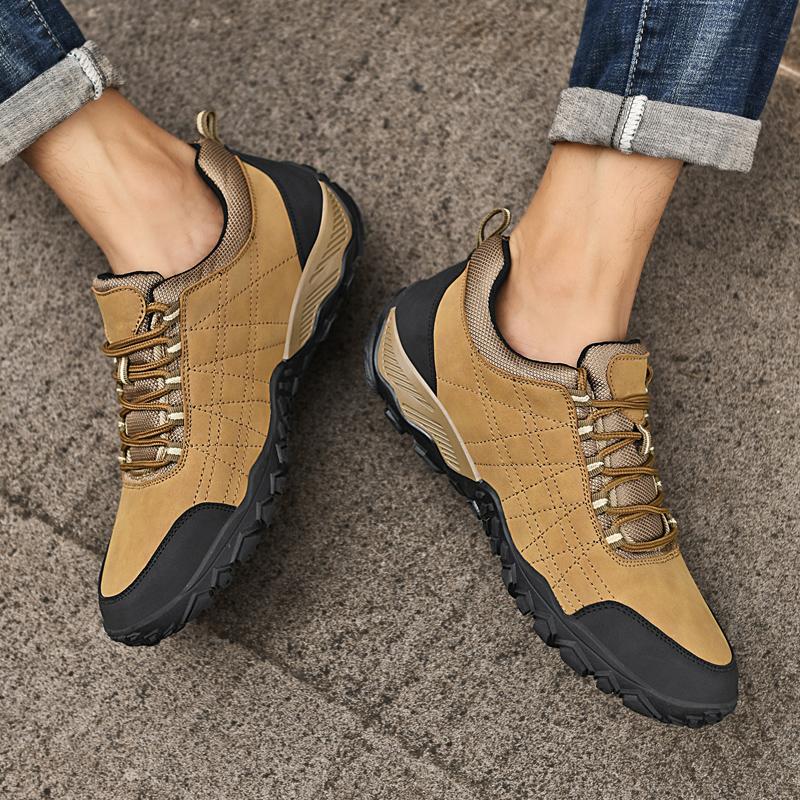 Spring and Autumn Men's Shoes Genuine Leather Men Sports Shoes Casual Shoes Brand Outdoor Comfort Flat Shoes Fashion Men's Shoes