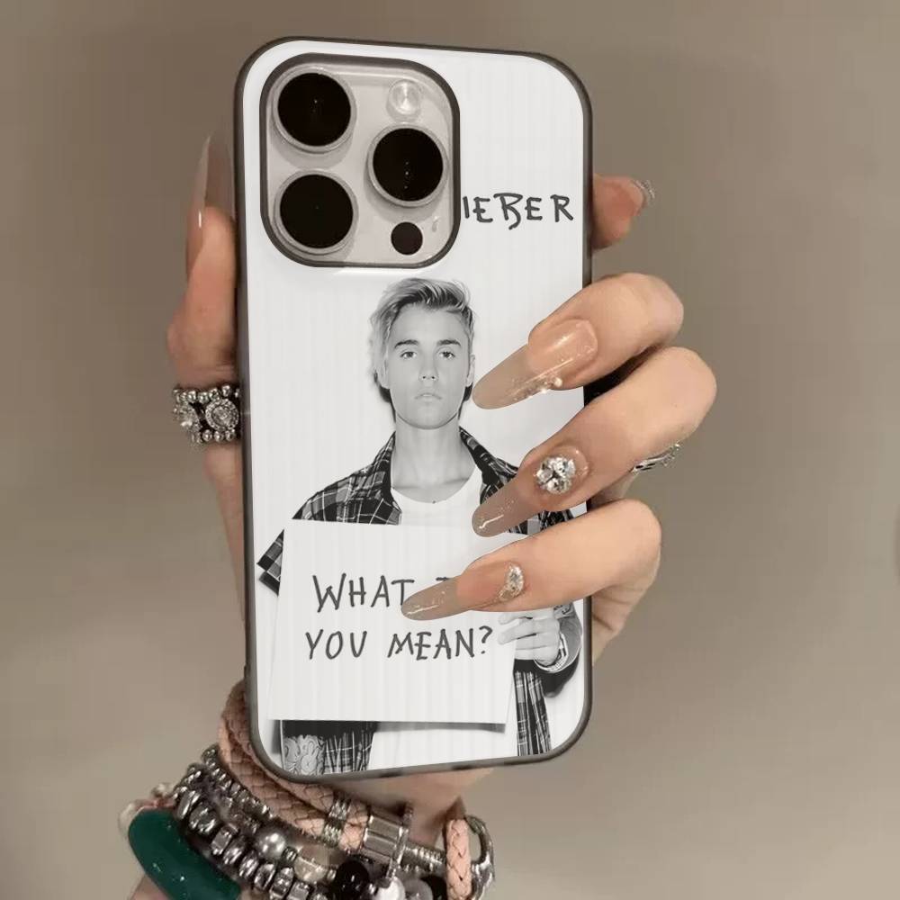 Singer J-Justin B-Bieber Soft Stripe Corrugated Phone Case For IPhone 17 Air 11 12 13 14 15 16 Pro Max Plus Cover