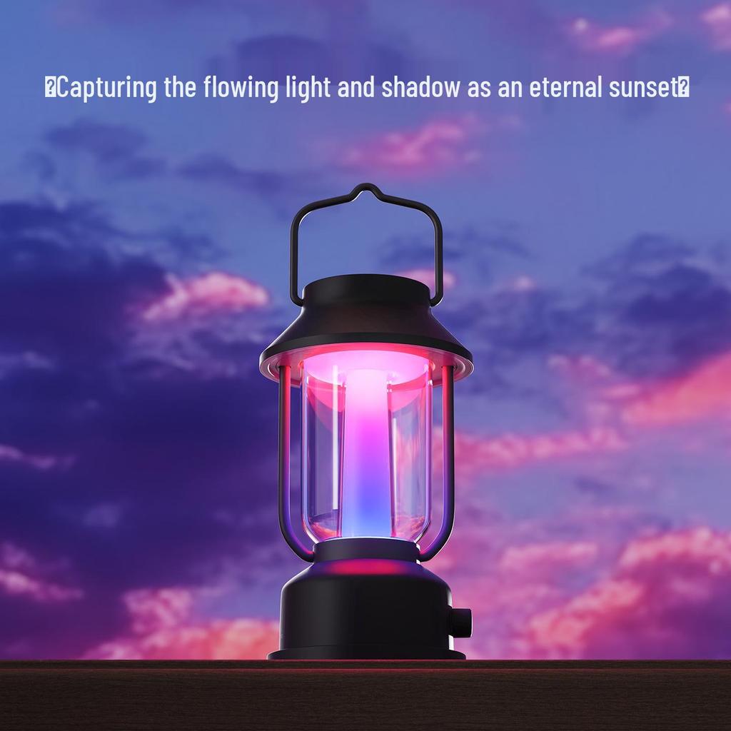 Colorful Atmosphere Night Light: 2025 Rechargeable Lantern for Bedroom or Study