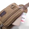 Large Capacity Multilayer Waist Packs 4-layers Fanny Pack Simple Canvas Chest Bag  Cashier