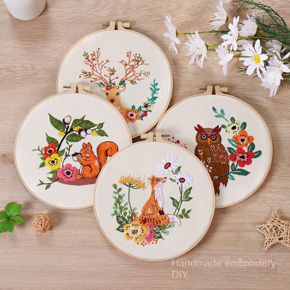 

Стартовый набор для вышивания, хлопчатобумажная льняная ткань, новый набор для вышивания, для взрослых