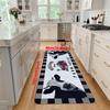 1Pcs Anti Fatigue Kitchen Rugs Cow Print Waterproof Non-Slip Thick Cushioned Kitchen Mat Heavy Duty Comfort Standing Mat for Kitchen