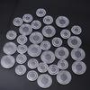 50/10Pcs Furniture Anti Slip Pads Round Glass Table Bumper Non Adhesive Bumpers Pad Soft PVC Suction Pad for Table Glass 18/23mm