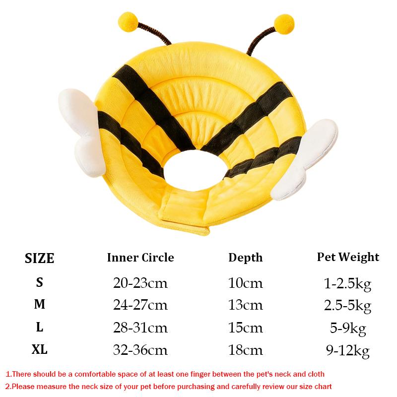 Haustier Elizabeth Kreis Katzenpfosten Postoperativ Anti-Leck- und Anti-Biss-Schutz-Kopfabdeckung Hund Weicher Halsring Schutzkonus Halsband