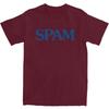 Heren T-shirt Blauw Spam Patroon T-shirts Harajuku Postbus Logo Zomer T-shirts Klassiek Bedrukt 100% Katoen Tops Cadeau Idee