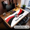 Large Mouse Pad Athletic Bilbao FC Print Custom Name Text Desk Mat for Office Gaming