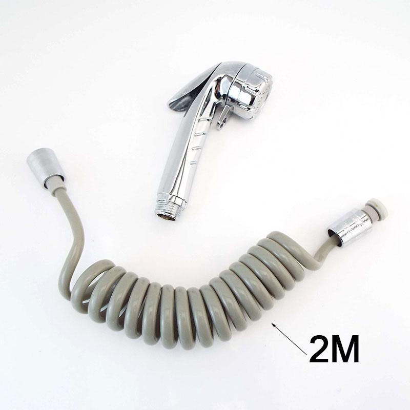 Protable Handheld Toilet Bidet Sprayer Kit ABS Plastic Hand Faucet Shower Head Wall Holder