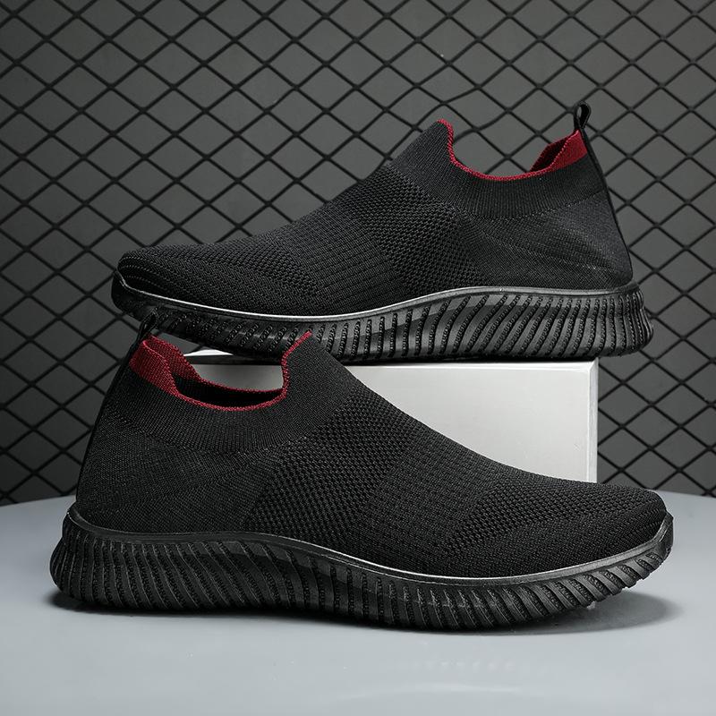 Men's Sneakers Outdoor Fashion Casual Walking Shoes Lightweight Breathable Slip On Wear-resistant Mens Loafers Zapatillas Hombre