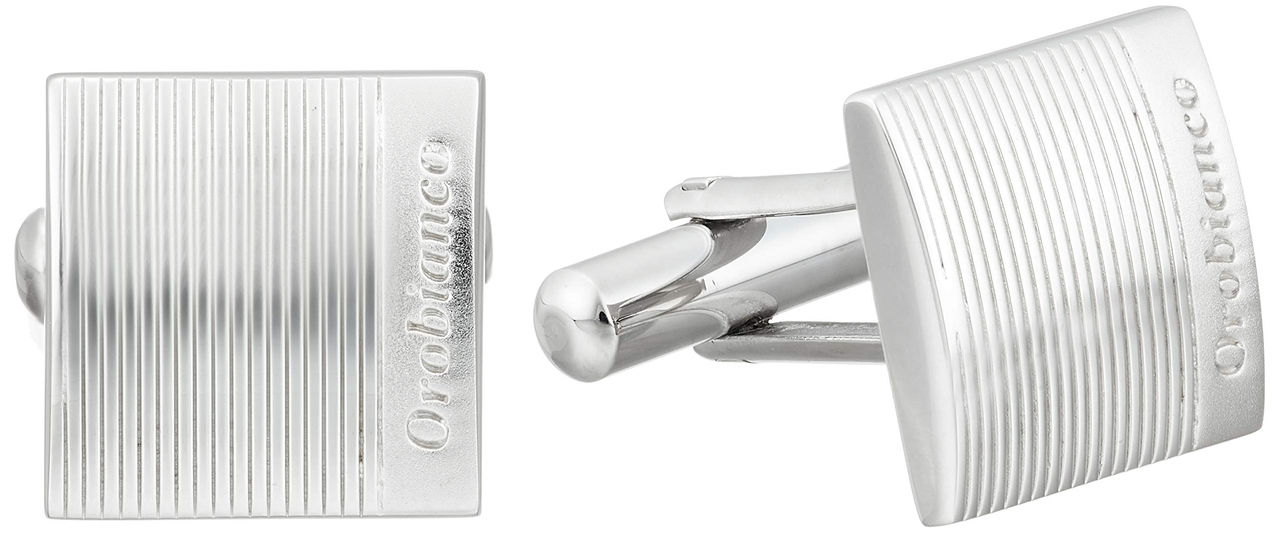 Мужские запонки Orobianco ORC155 Серебристые, Япония, 15 x 15 x 20 мм (Свободный размер)