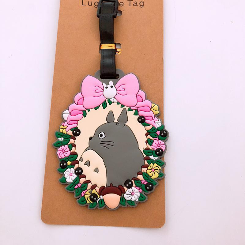 

Ghibli Anime Cat Luggage Tag - Spirited Away Boarding Pass ID Hang Tag