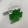 Clover Emblem Car Logo-Suitable For Giulia Stelvio Alfa Romeo Giulia Stelvio Junior Tonale Front Hood Grill Badge Emblem Car Body/Car Windows Sticker