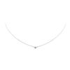 & Co. Logo Engraved Silver Diamond Necklace Women Necklace RW5MI1UZ7P0KSVAF