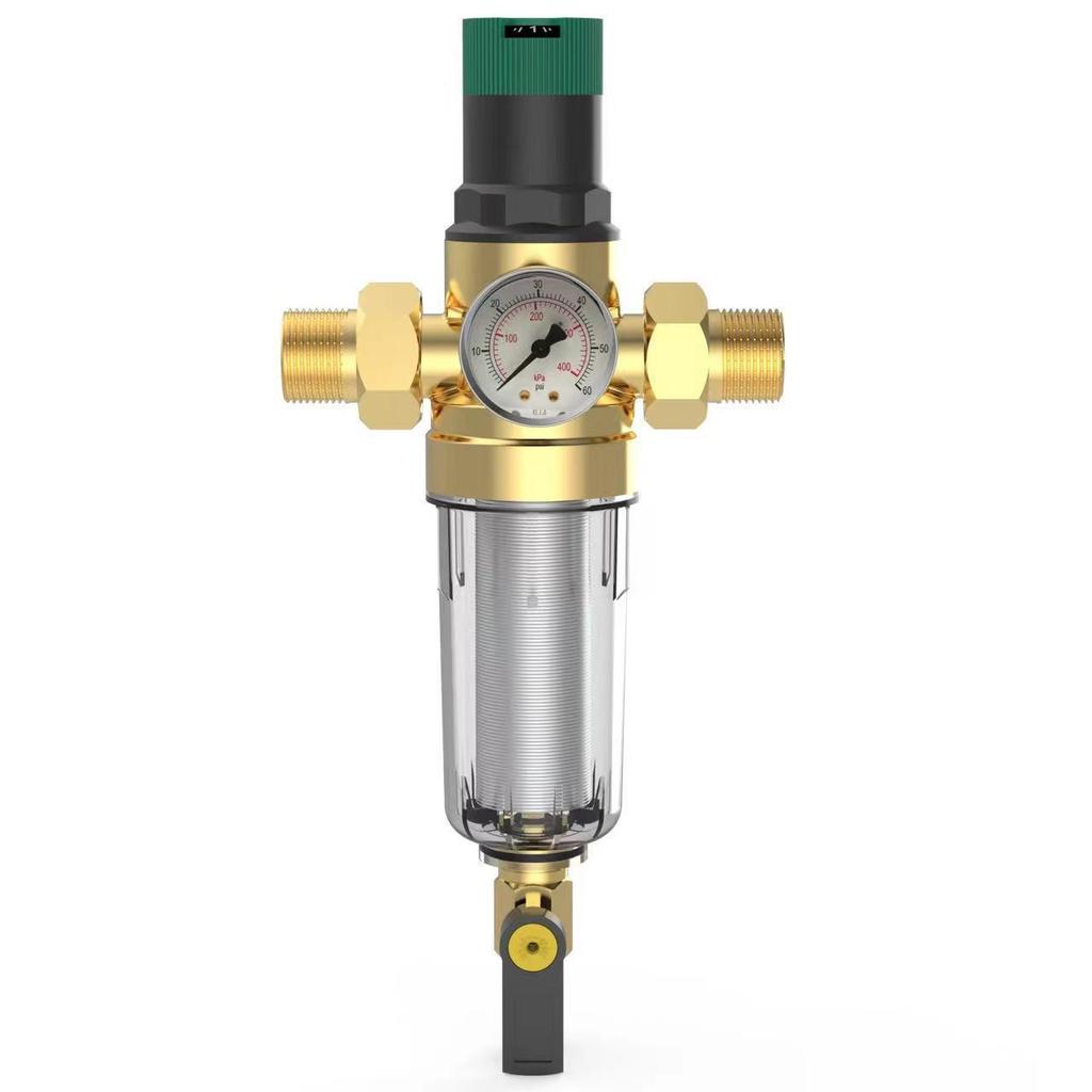 Brass Pressure Reducing Valve Pre-filter for Whole House Water Purification