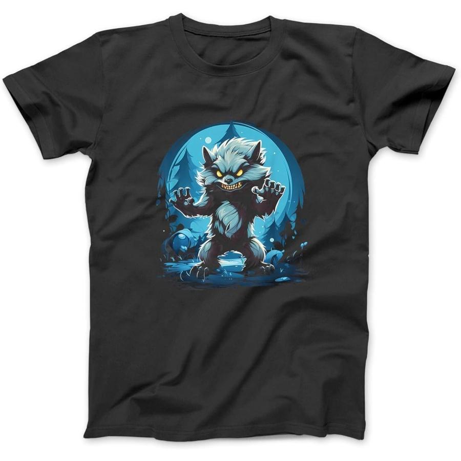 

Scary Werewolf Full Moon Halloween Costume Horror Werewolf T-Shirt Sweatshirt Hoodie for Men Women Kids Made in Canada Black XXXXXL різнокольоровий