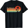 California T-Shirt Vintage 80s Palm Trees Sunset T-Shirt