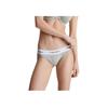 Calvin Klein Modern Cotton Bikini Slip Low Rise Slim Fit Dreieck Unterwäsche Damenunterwäsche Grau Stein-Blume F3787E020