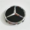 PZQ2   75mm 4pcs Black Silver Car Wheel Center Hub Cap Badge Cover For Mercedes Benz AMG W205 W204 GLC GLK Interior Mouldings LGGQ-Benc
