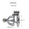 Men's Chastity Lock Metal Penis Cage with Catheter Gay Adult Sex Toys for Outdoor Wear Penis Restraints Cuckold Cock Ring