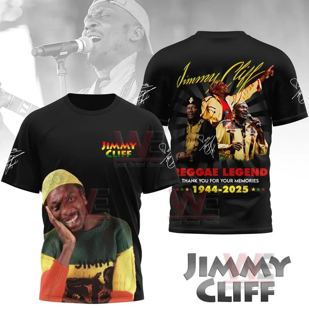 Jimmy Cliff Reggae Legends 1944-2026 3D T-shirt S to 5XL 2F1437 S