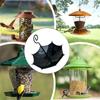 Bird Feeders Small Bird Feeder Umbrella Shaped Adjustable Height Decorative With Hook For Deck Garden Window Chicken Poultry