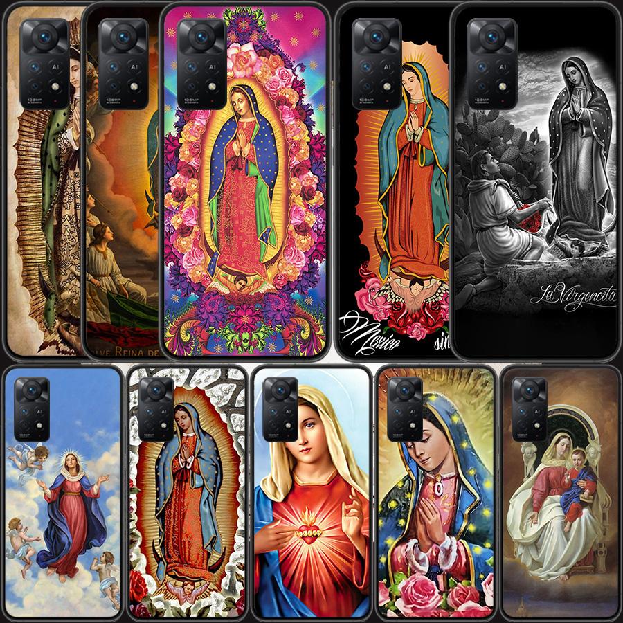 Virgin De Guadalupe Virgen Mary Phone Case For Redmi Note 14 13 Pro 5G Plus 12 12C 10 10A 10C 9 9A 9C 9T 8 8A K60 K70 Pro Xiaomi