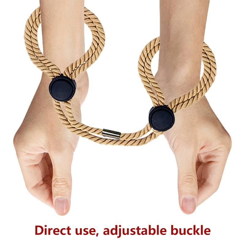 Sex Handcuff Hand Restraint Erotic Shackle Binds Sex Rope Slave Bondage Sexope Ankle Cuffs Backhandcuff Easy To Use Toy